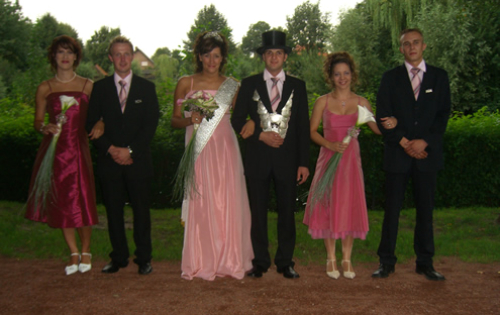 2006, Königspaar Mario Tadic und Laura Münstermann